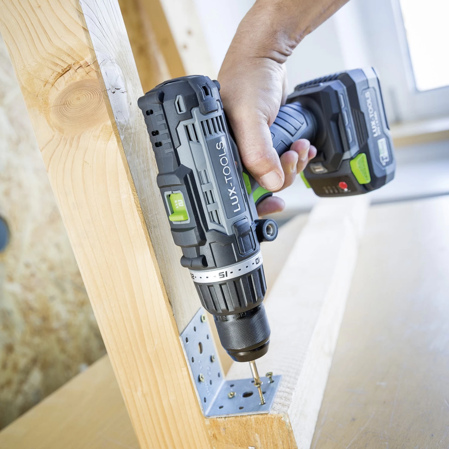 LUX 20V Accu Klopboormachine (zonder Accu) 5 LUX 20V Accu Klopboormachine (zonder Accu) - Afbeelding 5