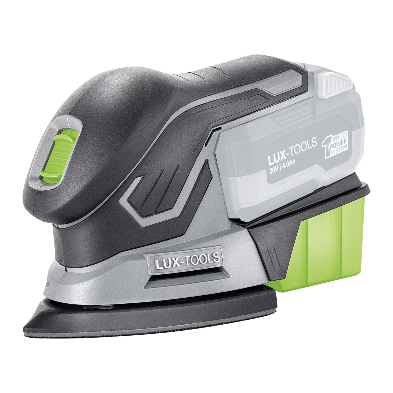 LUX 20V Accu Handpalmschuurmachine (zonder Accu) 4 LUX 20V Accu Handpalmschuurmachine (zonder Accu) - Afbeelding 4