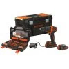 Black & Decker BLACK+DECKER Accuklopboormachine 18 Volt BDCHD18S2KA-QW Met Gereedschapkoffer