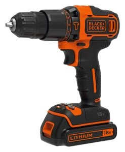 Black & Decker BLACK+DECKER Accuklopboormachine 18 Volt BDCHD18S2KA-QW Met Gereedschapkoffer -Hulpmiddelen Voor Thuis 41 1311