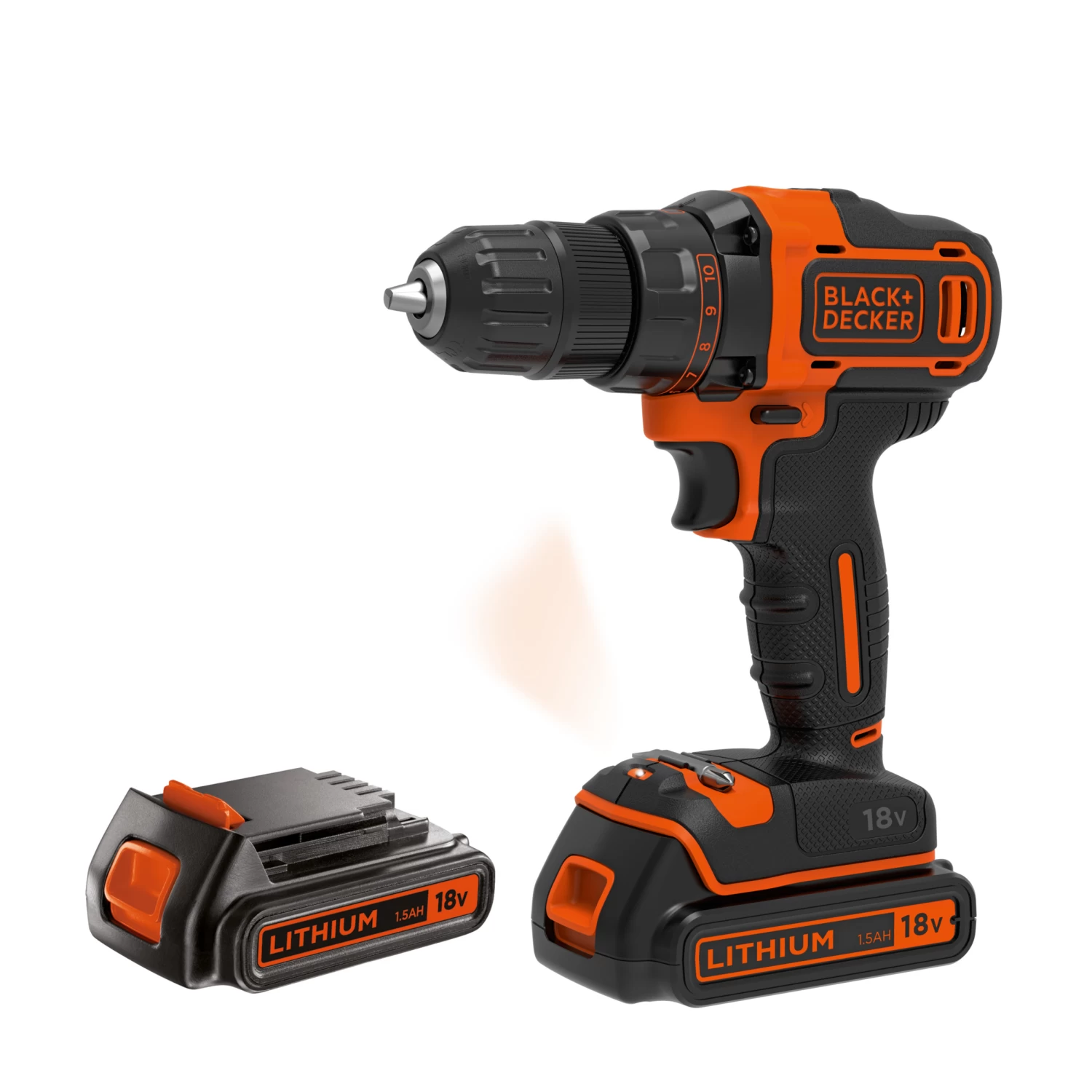 Black & Decker BLACK+DECKER Accuboormachine BDCDD186KB-QW 1 Black & Decker BLACK+DECKER Accuboormachine BDCDD186KB-QW