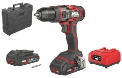 SKIL 20V Accuklopboormachine 3070HC Brushless + 2 Accu's 2,0Ah + Snellader