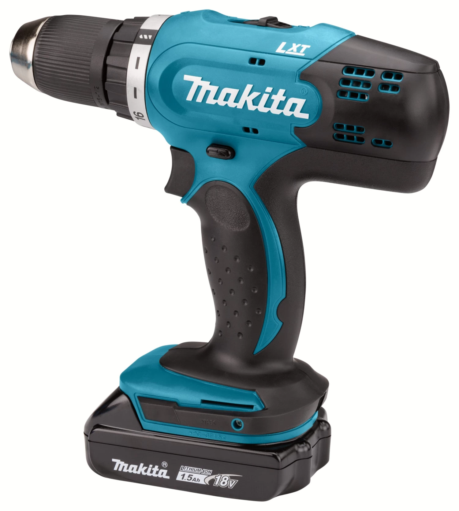 Makita 18V Accu-schroefboormachine DDF453SYX5 Incl. 1,5Ah Accu + Lader 3 Makita 18V Accu-schroefboormachine DDF453SYX5 Incl. 1,5Ah Accu + Lader - Afbeelding 3