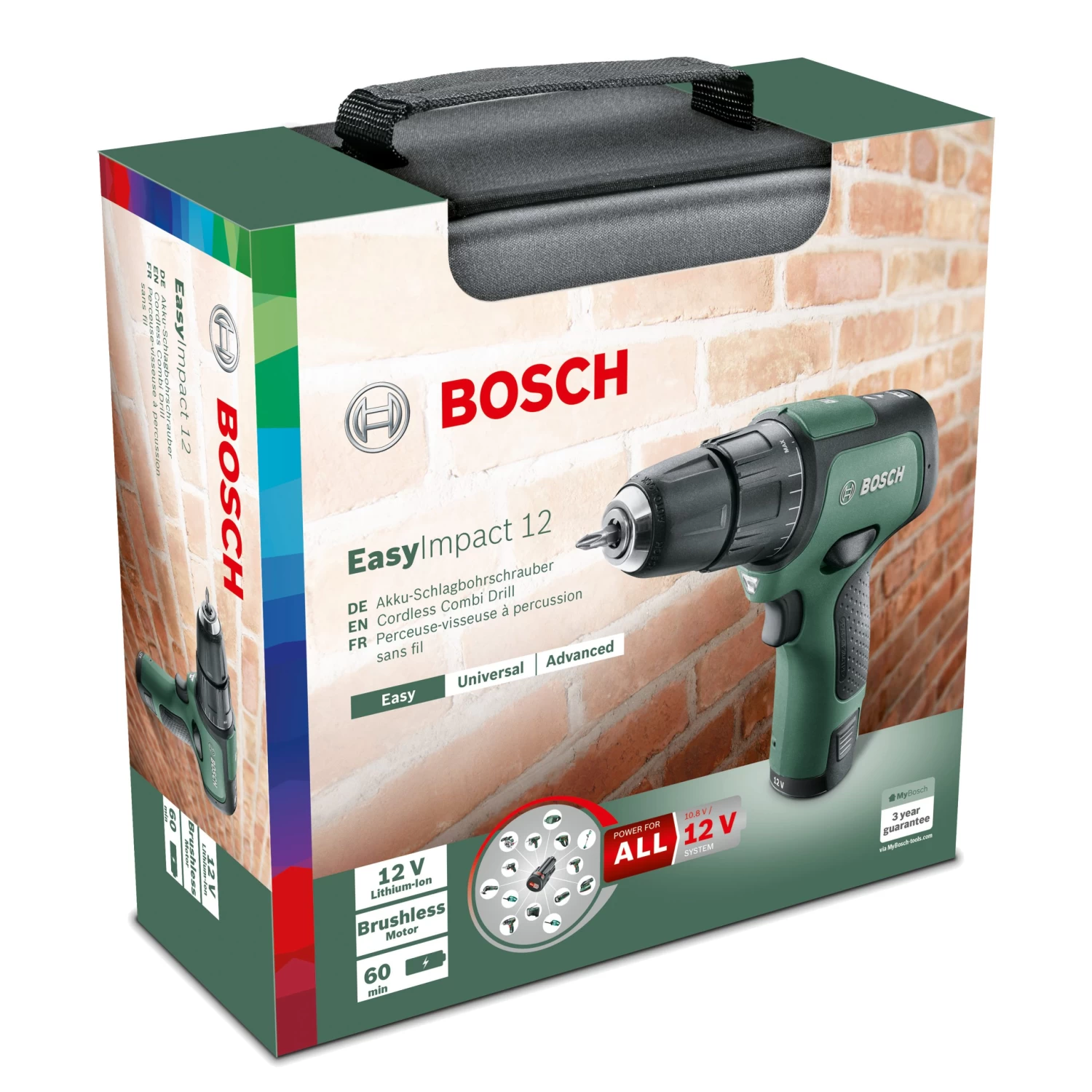 Bosch Accuklopboormachine Easyimpact 12 Volt 2 Bosch Accuklopboormachine Easyimpact 12 Volt - Afbeelding 2