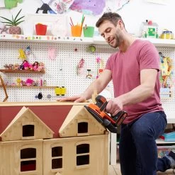 Black & Decker BLACK+DECKER Schuurmachine 18V Mouse BDCDS18N-XJ Zonder Accu -Hulpmiddelen Voor Thuis 41 1811