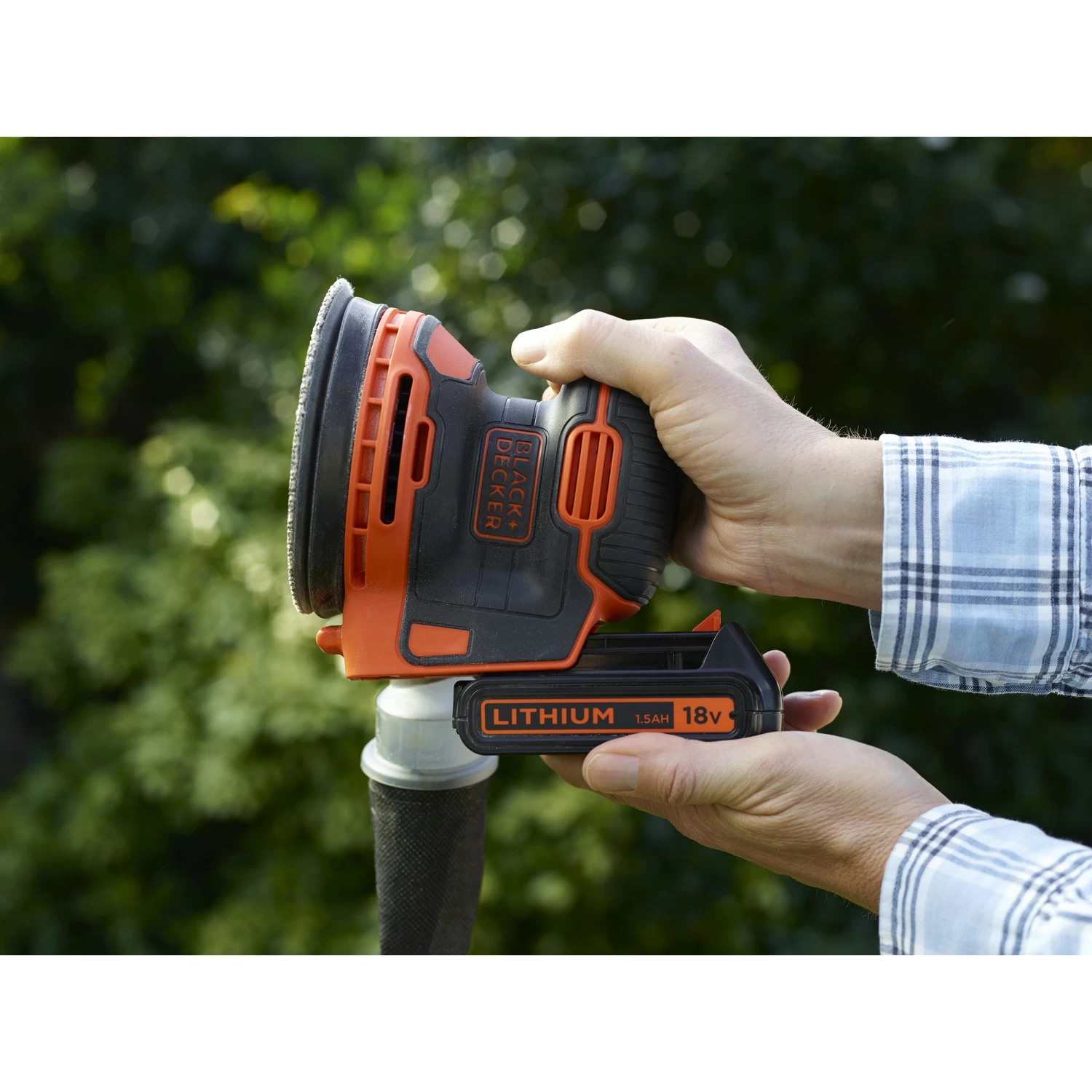 Black & Decker BLACK+DECKER 18V Excentrische Accuschuurmachine BDCROS18-QW 2 Black & Decker BLACK+DECKER 18V Excentrische Accuschuurmachine BDCROS18-QW - Afbeelding 2