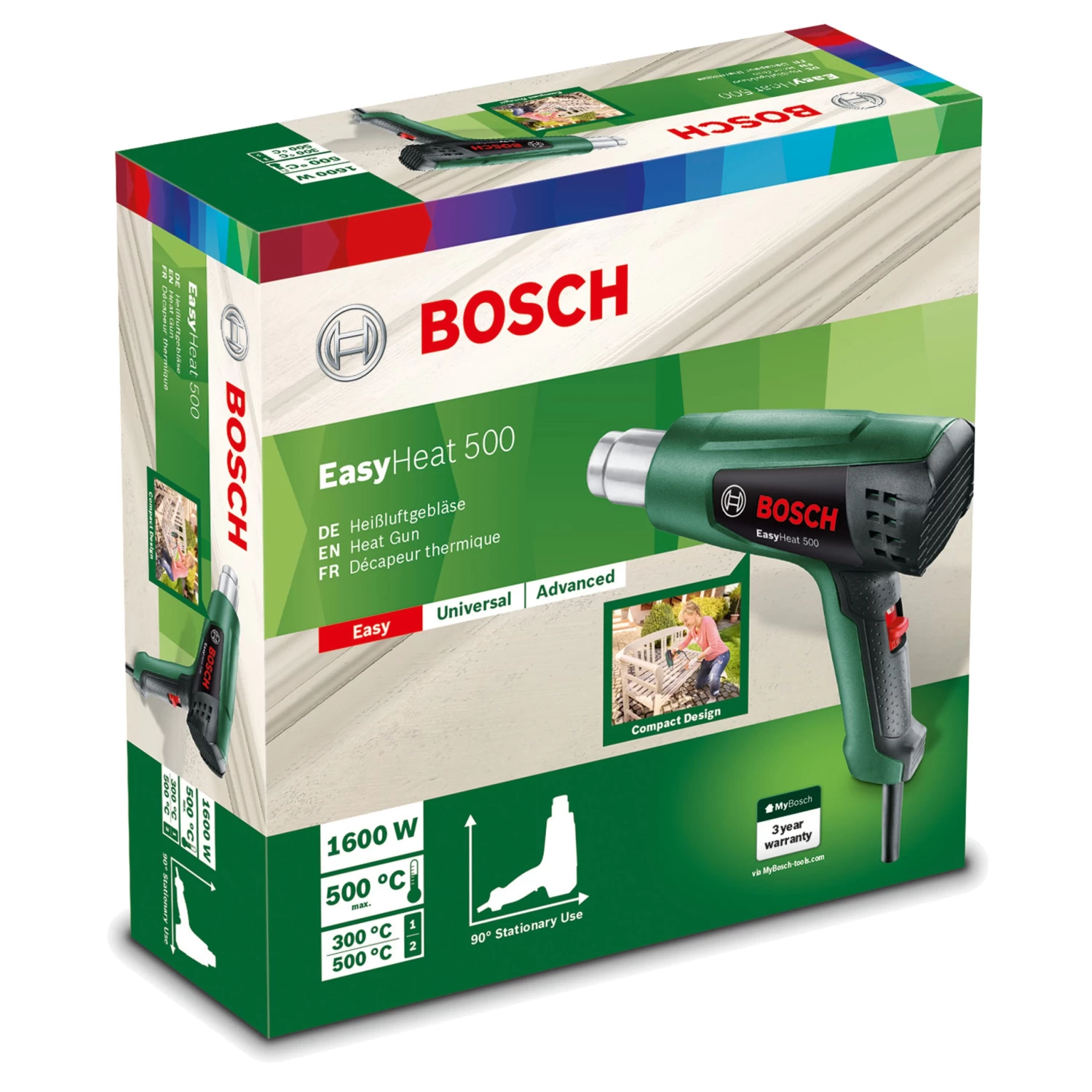Bosch Heteluchtpistool EasyHeat 500 7 Bosch Heteluchtpistool EasyHeat 500 - Afbeelding 7