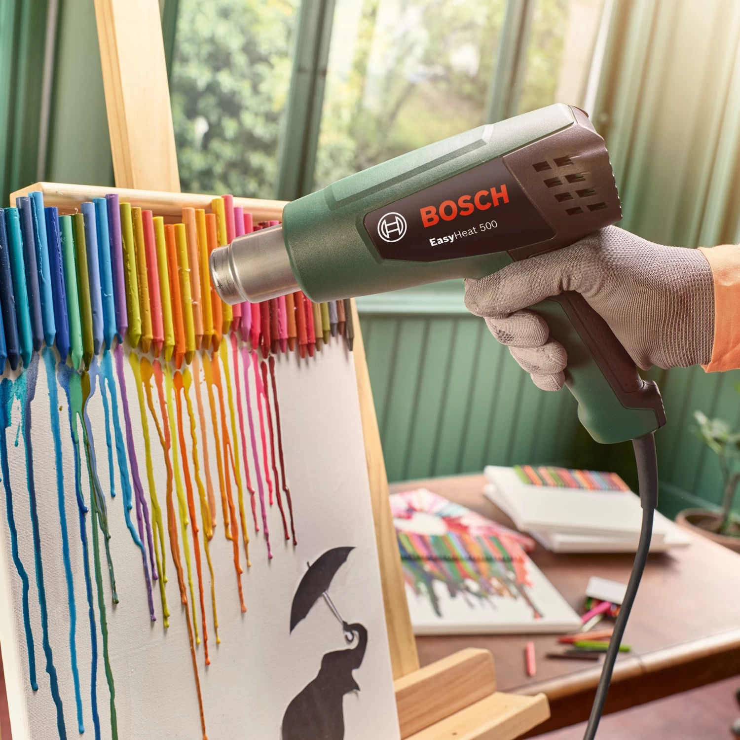 Bosch Heteluchtpistool EasyHeat 500 8 Bosch Heteluchtpistool EasyHeat 500 - Afbeelding 8