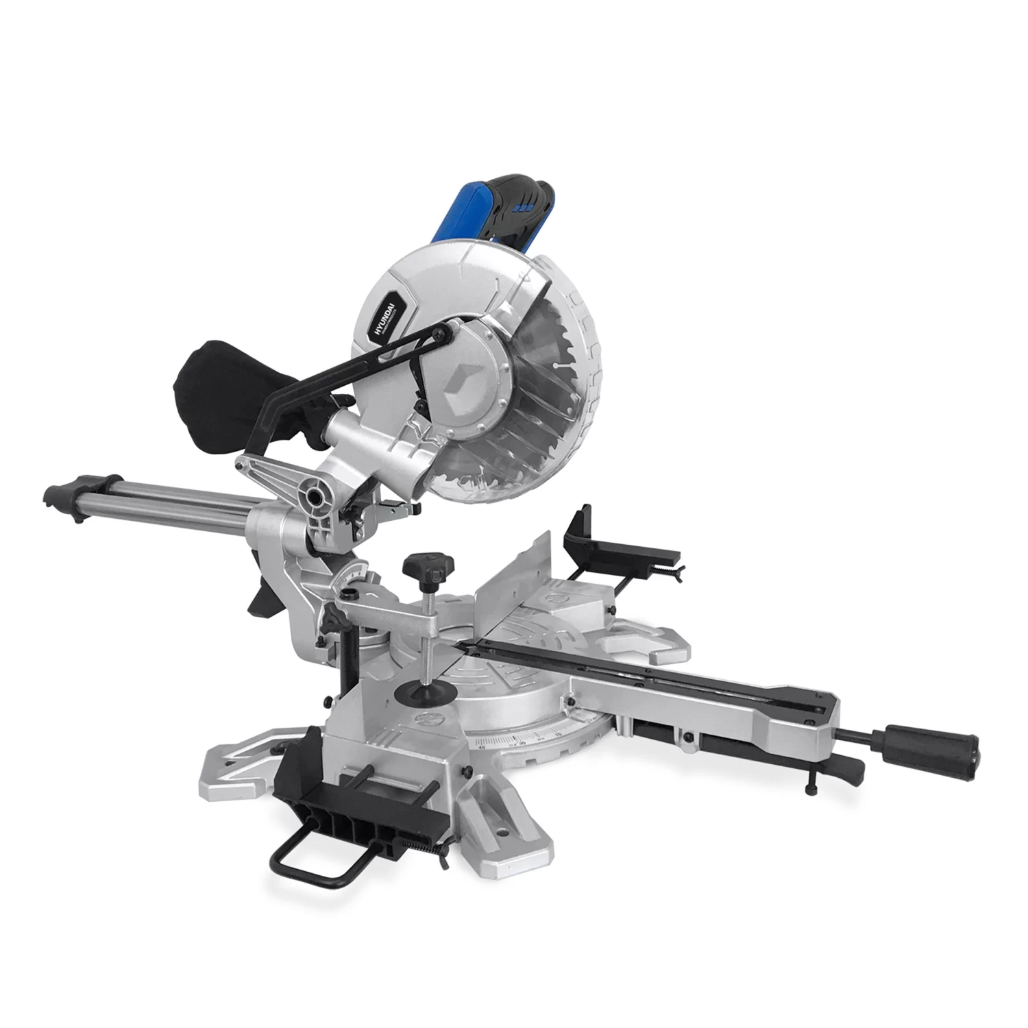 Hyundai Telescopische Afkortzaag / Verstekzaag 1500W 1 Hyundai Telescopische Afkortzaag / Verstekzaag 1500W