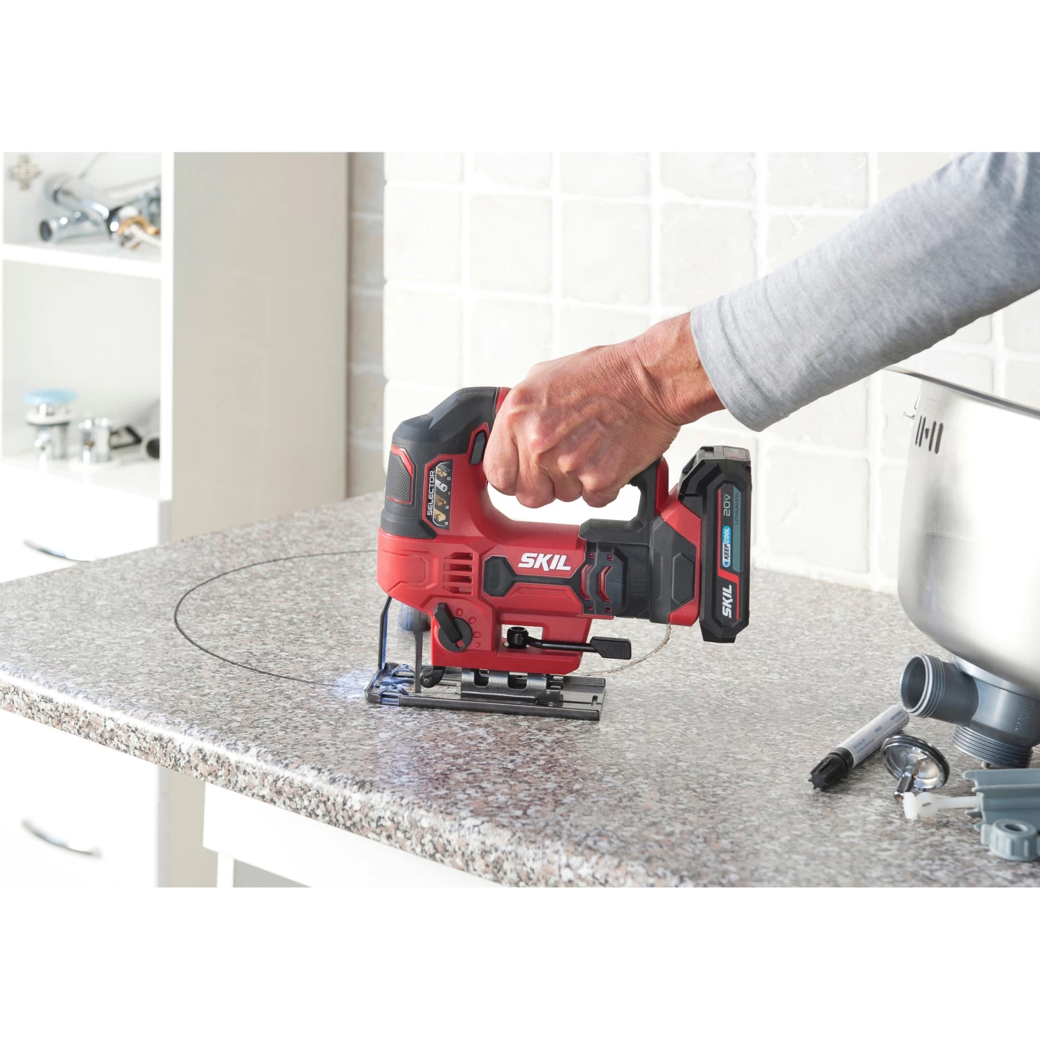 SKIL 20V Decoupeerzaag 3420CA (zonder Accu) 7 SKIL 20V Decoupeerzaag 3420CA (zonder Accu) - Afbeelding 7