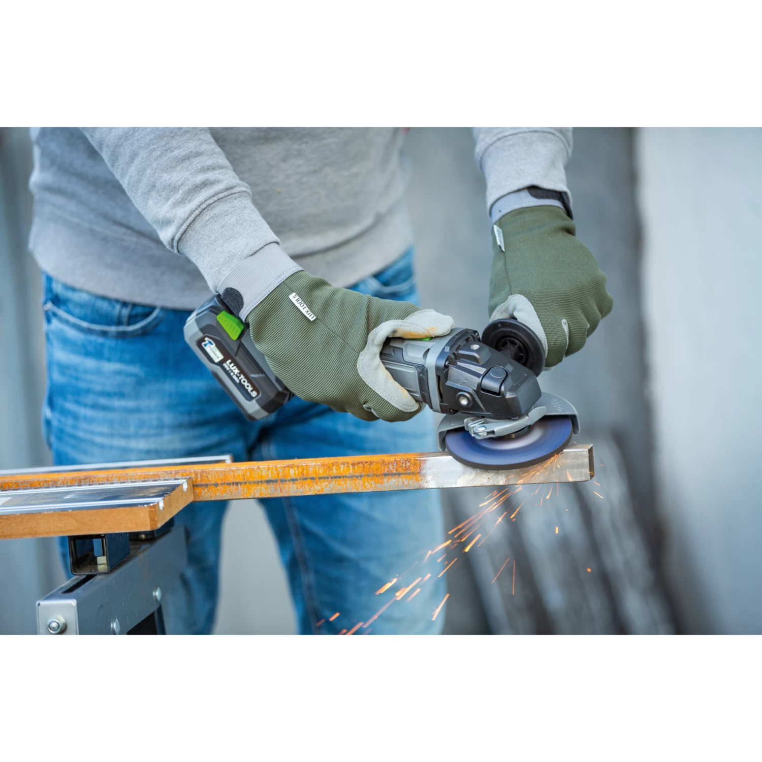 LUX 20V Accu Haakse Slijper 115mm (zonder Accu) 3 LUX 20V Accu Haakse Slijper 115mm (zonder Accu) - Afbeelding 3