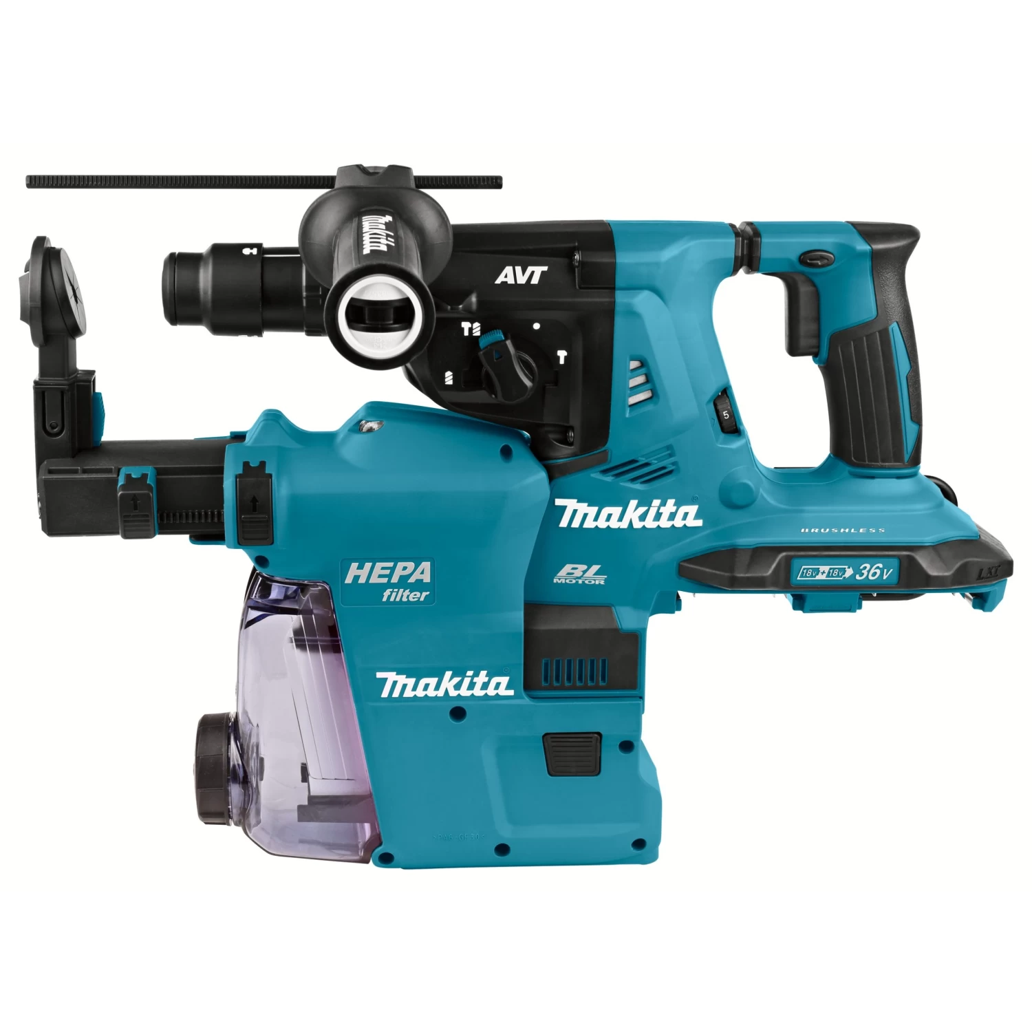 Makita Accucombihamer DHR281ZWJ (zonder Accu) 1 Makita Accucombihamer DHR281ZWJ (zonder Accu)