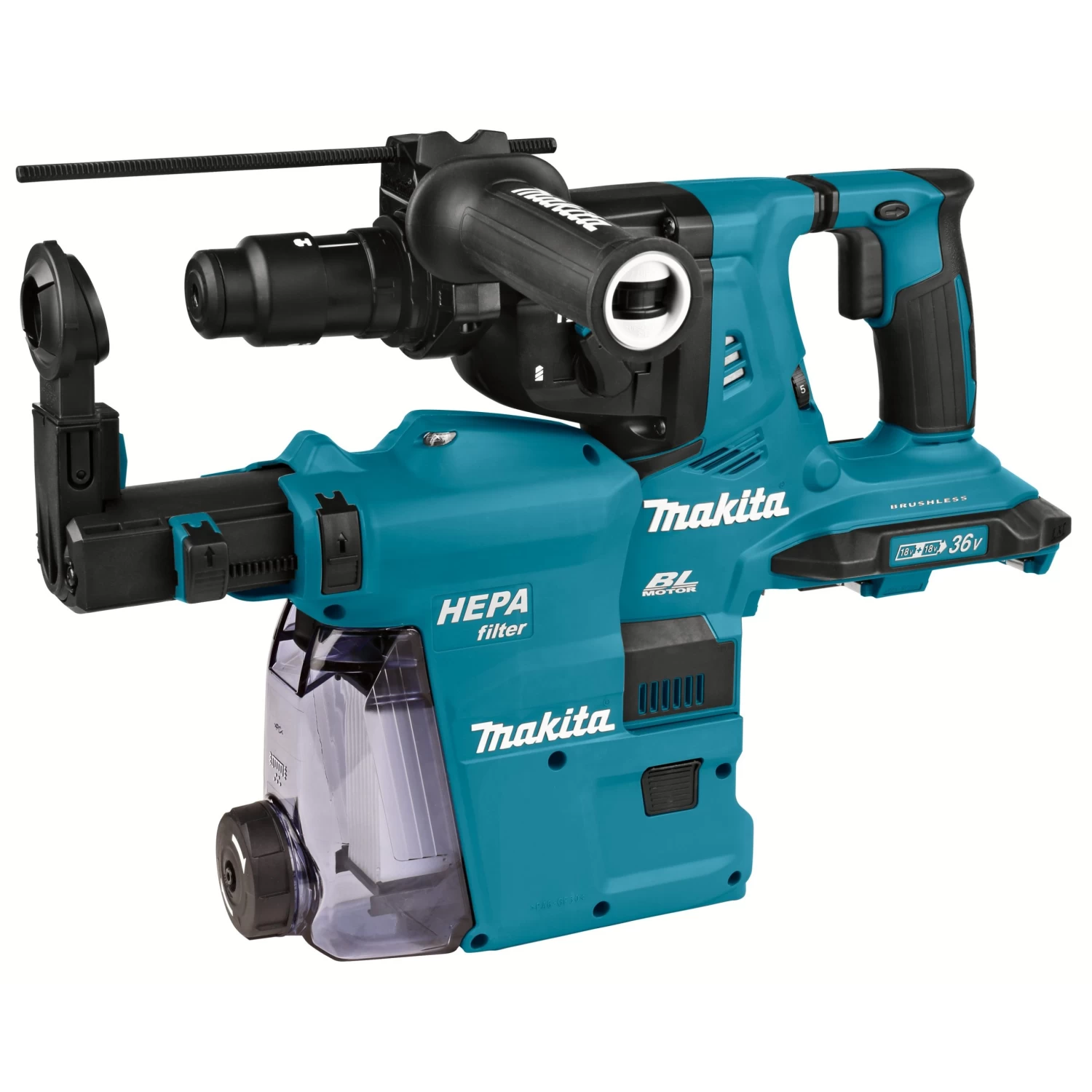 Makita Accucombihamer DHR281ZWJ (zonder Accu) 2 Makita Accucombihamer DHR281ZWJ (zonder Accu) - Afbeelding 2